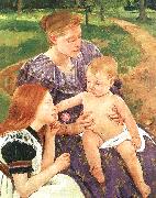 Mary Cassatt The Family Norge oil painting reproduction